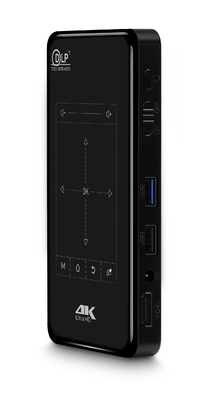 پروژکتور جیبی قابل حمل Mini DLP 4K رمزگشایی کنترل IR پخش سه بعدی