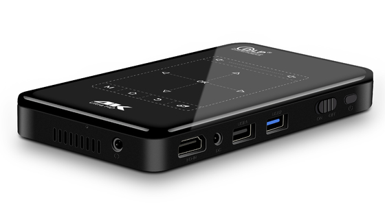 پروژکتور جیبی قابل حمل Mini DLP 4K رمزگشایی کنترل IR پخش سه بعدی