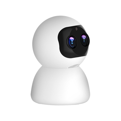دوربین مداربسته دوربین مدار بسته با لنز دوگانه خانگی 1080P WIFI تشخیص چهره در شب