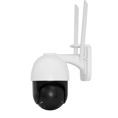 دوربین امنیتی دو لنز WIFI سیمی 1080P 2.0MP تشخیص هوش مصنوعی دید در شب