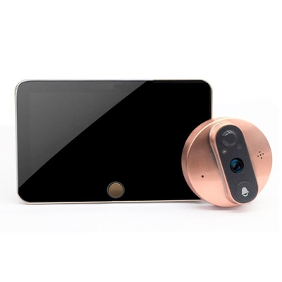1080P Peephole WIFI Doorbell ویدیویی 5000mAH باتری IR CUT سوئیچ اتوماتیک