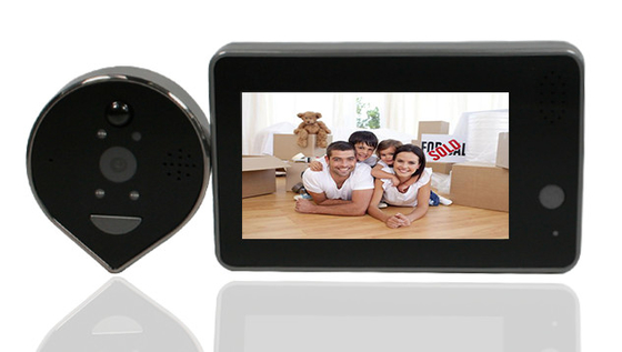 زنگ درب امنیتی بی‌سیم Wifi Peephole ضد آب و زاویه باز 160 درجه