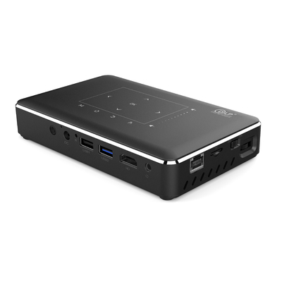 پروژکتور قابل حمل DLP 150 Lumens Mini Android 9.0 OS Life Time فوکوس دستی