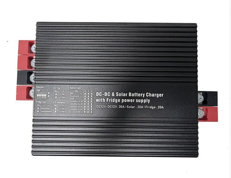 30A 390W DC شارژر باتری برای باتری های 12V درجه حرارت جبران وزن سبک در 1.5kg