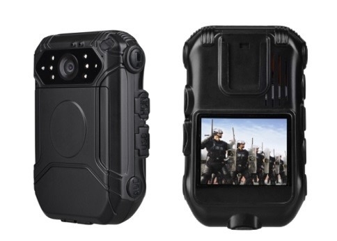 دوربین پوشیده بدن پلیس 13MP با دید شبانه با زاویه وسیع 120 ° و ضد آب IP66