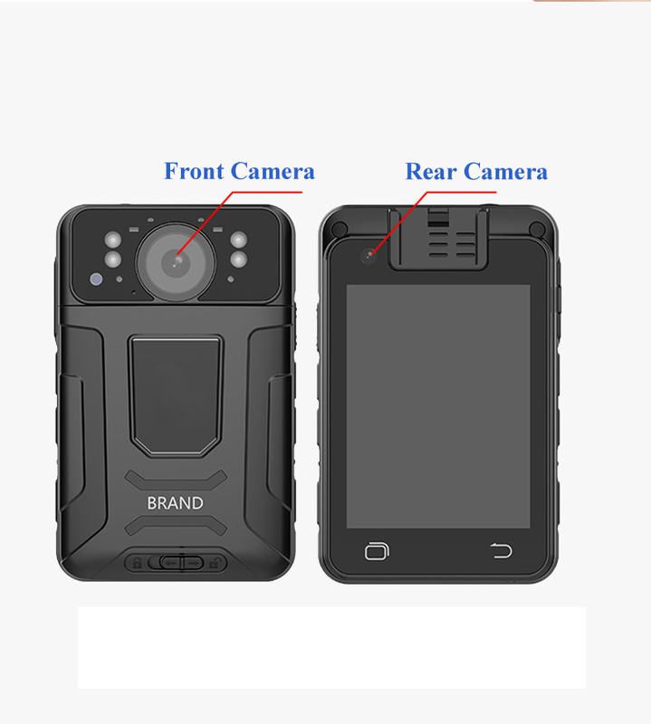 دوربین های پوشیده پلیس 4G ضد آب IP67 با ردیابی GPS 1080p