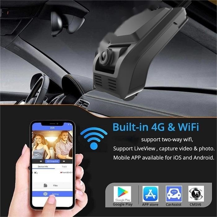 1080P 4G Dash Cam با ADAS DMS همه در یک نظارت پارکینگ برای مدیریت ناوگان