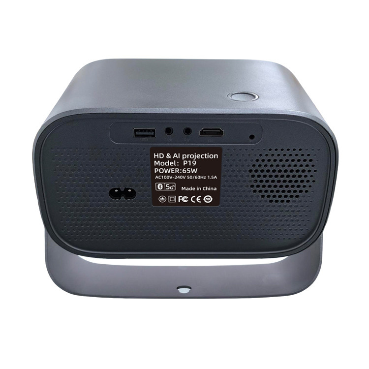 2پروژکتور دستی مینی ال سی دی.69 اینچ 720P با WIFI6 2.4G / 5G 802.11a / b / g / n / ac / ax و روشنایی پیشرفته نور 220ANSI
