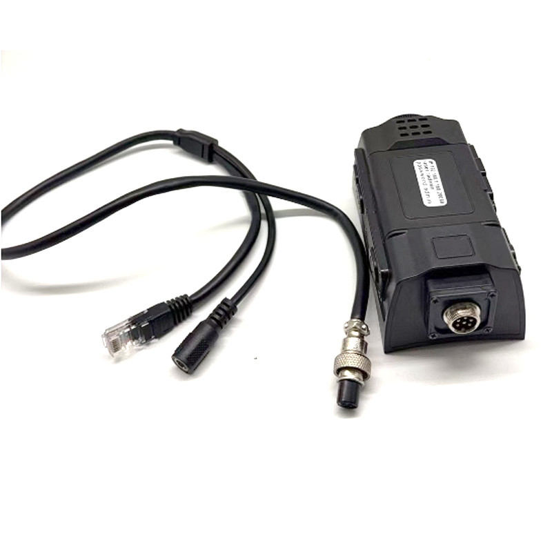 GB28181 پشتیبانی شده RJ45 کابل اترنت دوربین کلاه ایمنی وای فای با حالت قابل تنظیم و محدوده فوکوس 0.5 متر بی نهایت