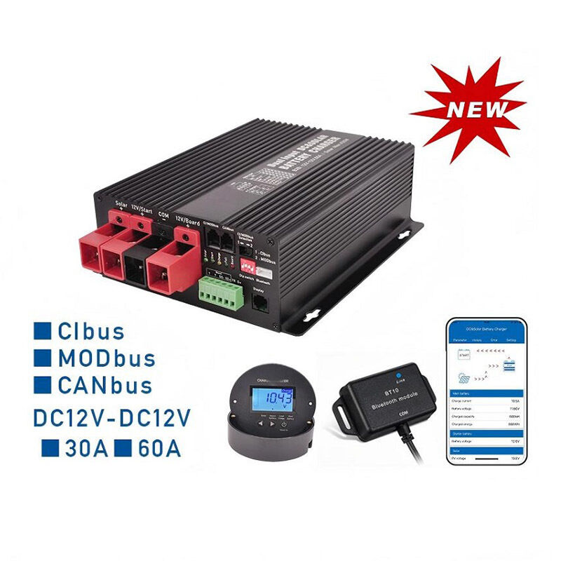 کنترلر شارژر DC 12V 30A 60A Canbus Cibus Modbus