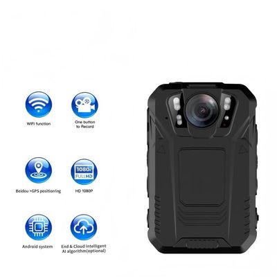 دوربین قابل حمل 2K Premium Body Worn با ضبط صدا، دید در شب پوشیدنی، GPS برای اجرای قانون