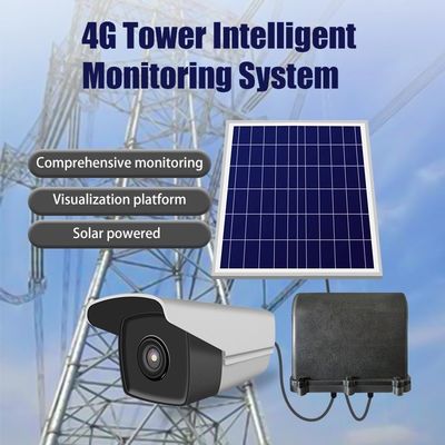 شبکه دوربین مانیتورینگ هوشمند خورشیدی Grid Tower 4G LTE 18000 mAH عمر طولانی کار
